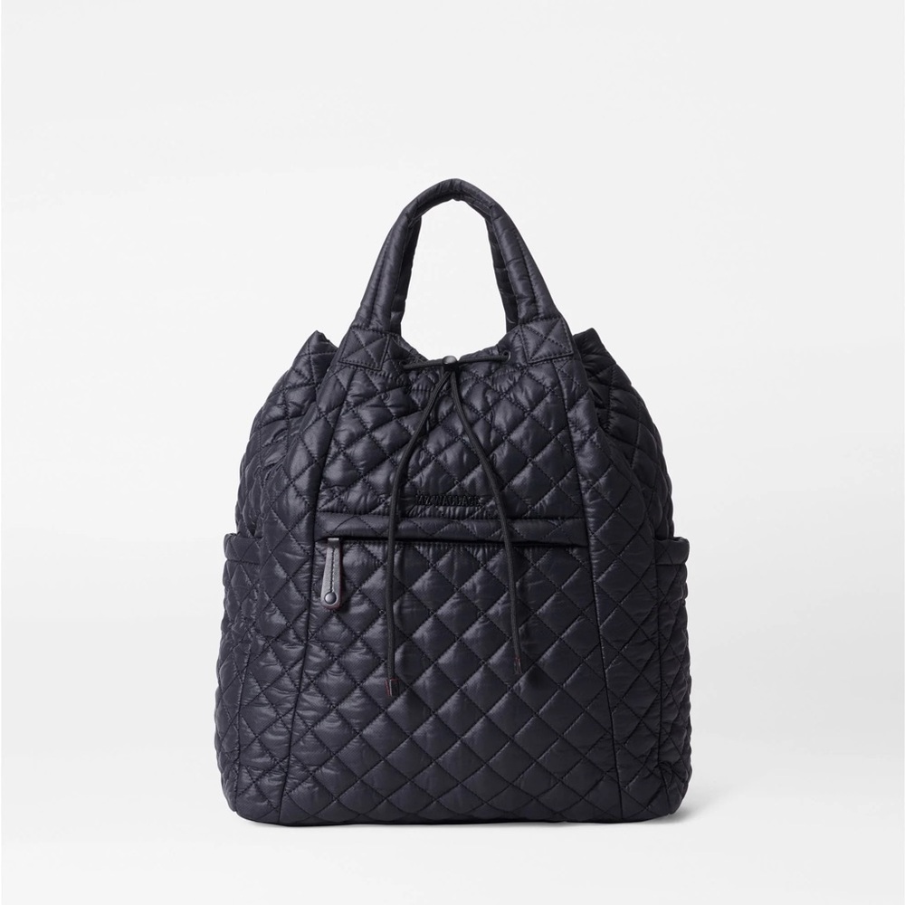 MZ Wallace Quilted Black Backpack